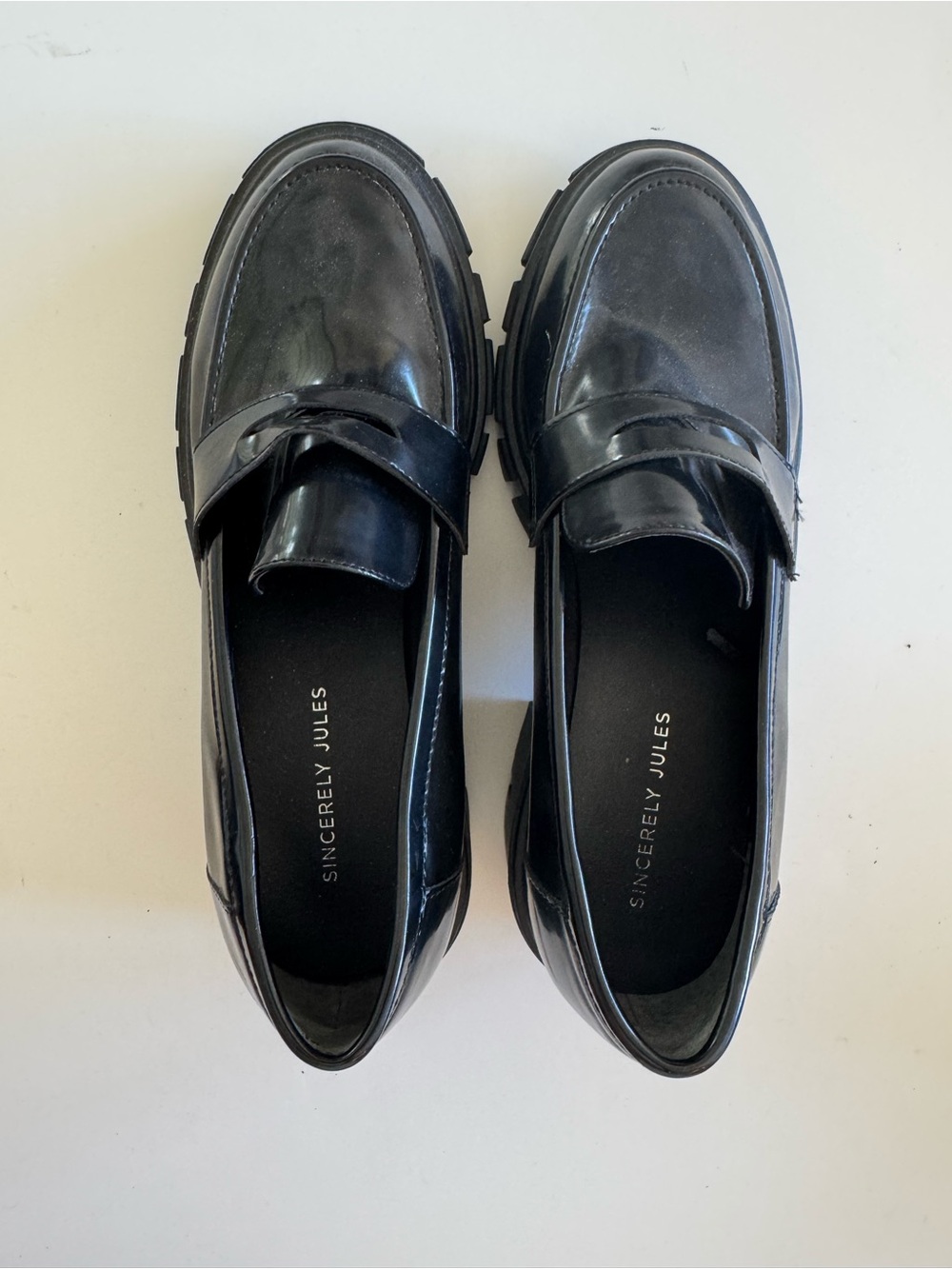 Sincerely Jules "Dylan" Chunky Lug Sole Loafers